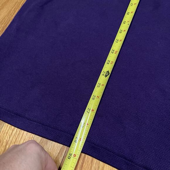 Vintage Lee Sport LSU Louisiana Tigers Purple Embroidered Pullover V-Neck 2XL - Picture 5 of 7